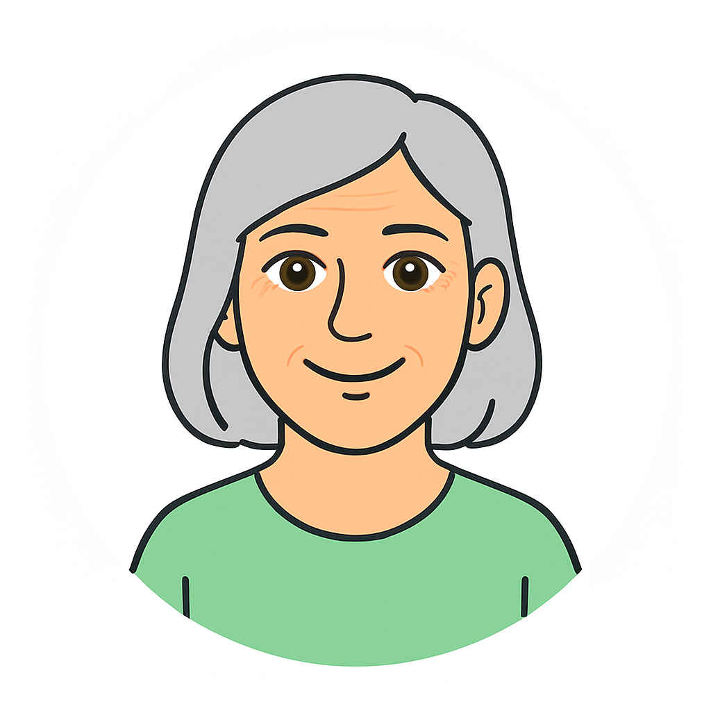 White Older Women - Grey